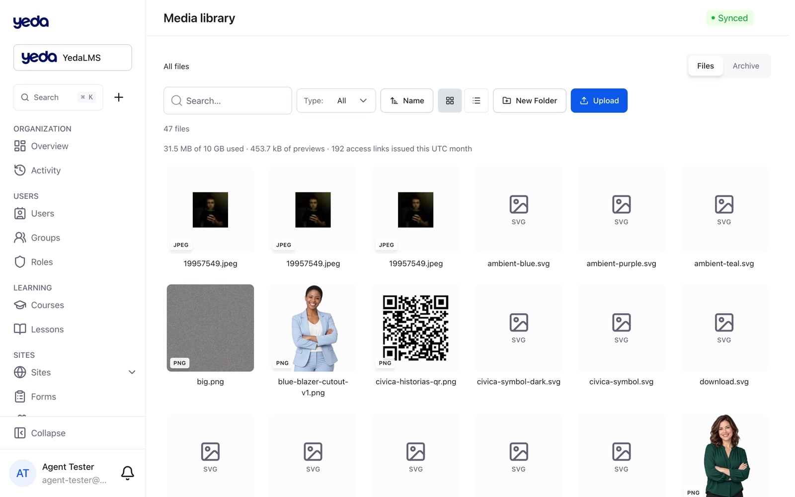 Media Library: one home for every file