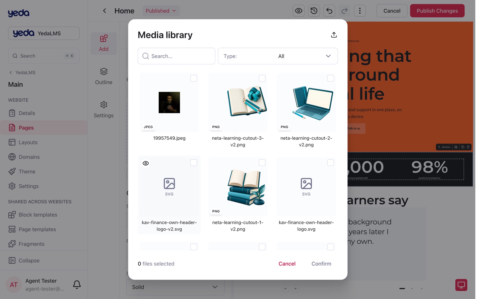 Everything goes through the library
