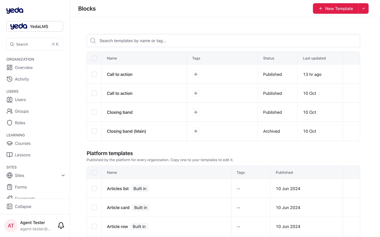 Blocks that read data